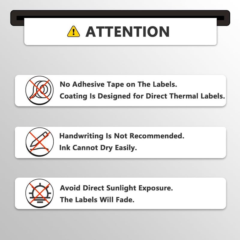 BETCKEY - Compatible DYMO 30347 (1" x 1-1/2") Book Spine Labels - Compatible with DYMO Labelwriter 450, 4XL, NOT FIT 550 & 5XL [16 Rolls/12000 Labels] - Image 5